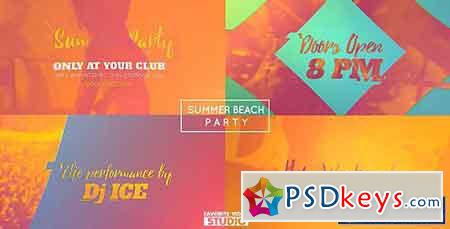 Summer Beach Party 2016 - After Effects Projects