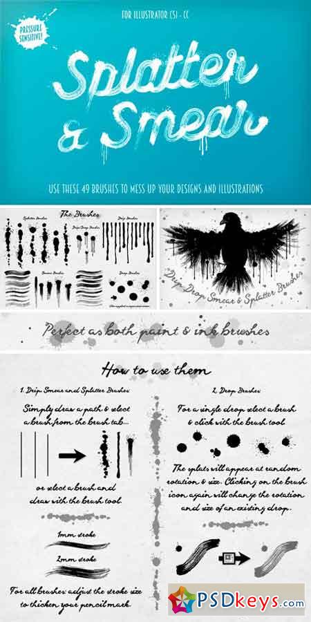 Splatter & Smear Brushes 242239