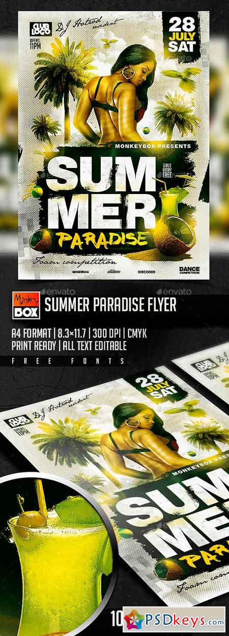 Summer Paradise Flyer 16640647