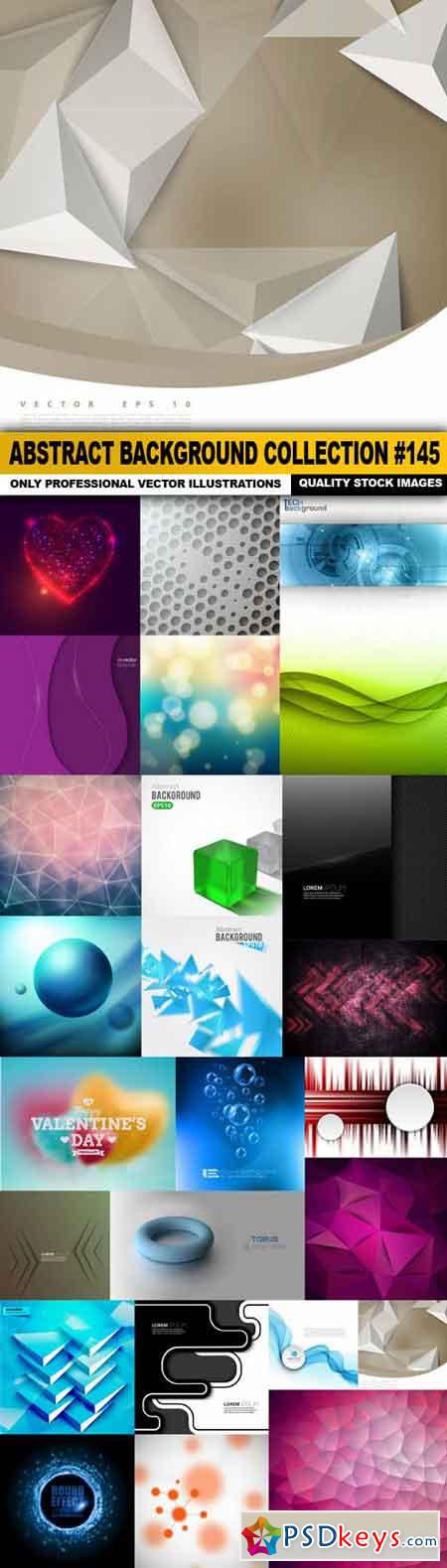 Abstract Background Collection #145 - 25 Vector