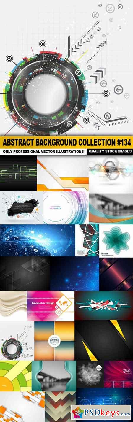 Abstract Background Collection #134 - 25 Vector