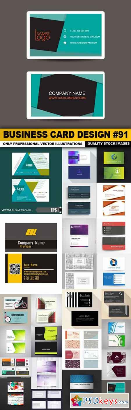 Business Card Design #91 - 25 Vector