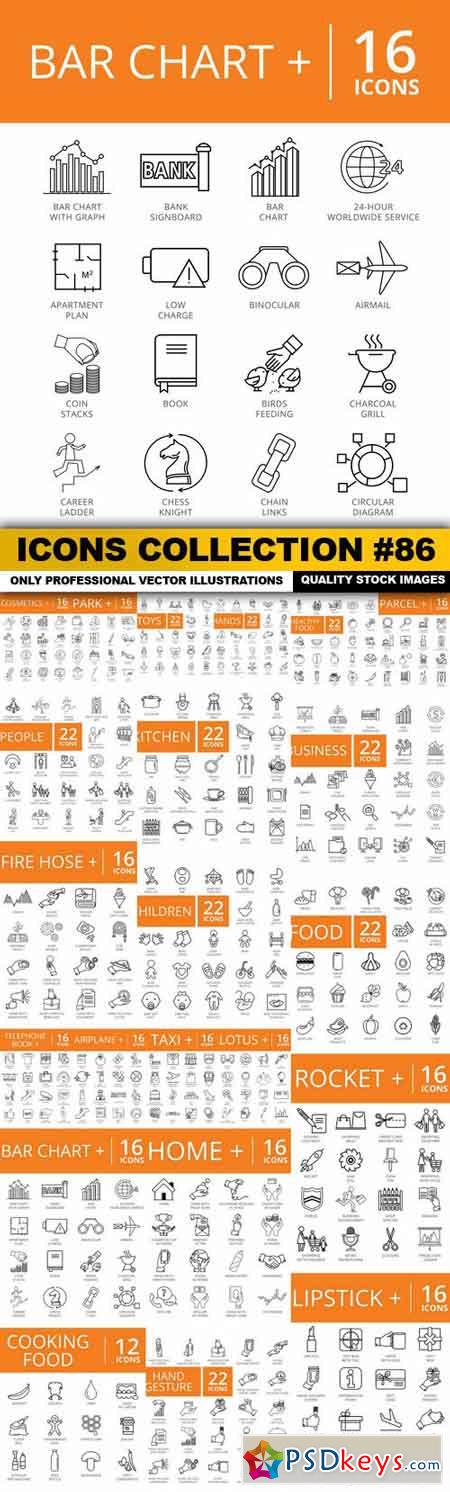 Icons Collection #86 - 22 Vector