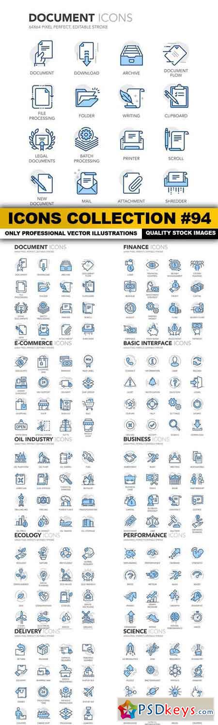 Icons Collection #94 - 10 Vector