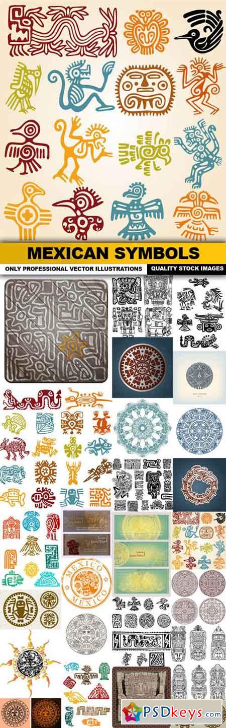 Mexican Symbols - 25 Vector