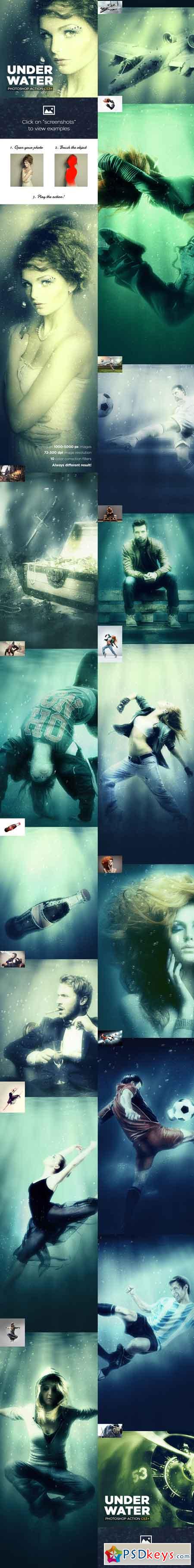 Underwater Photoshop Action CS3+ 16684767