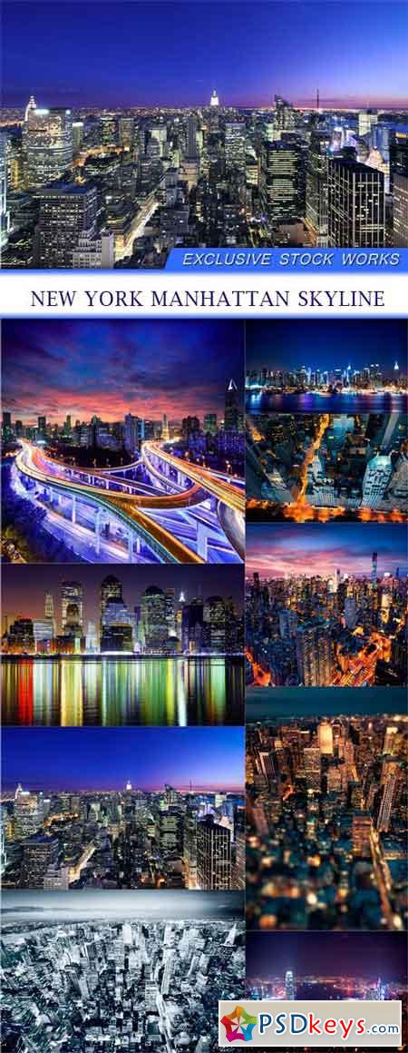 New York Manhattan skyline 9X JPEG