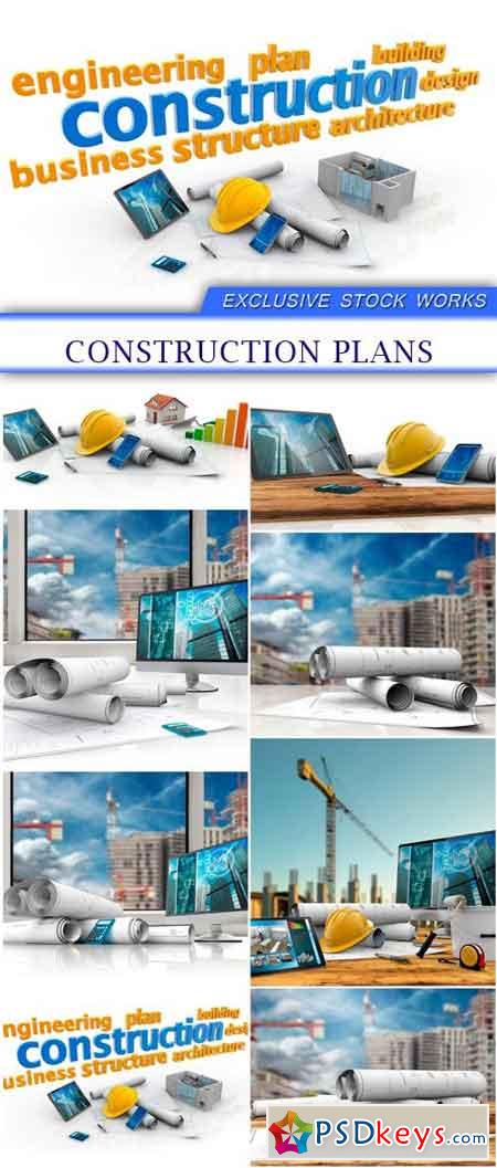 Construction plans 8X JPEG