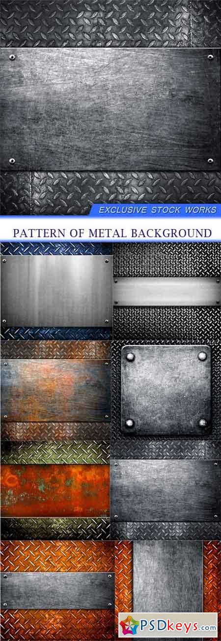 Pattern of metal background 8X JPEG