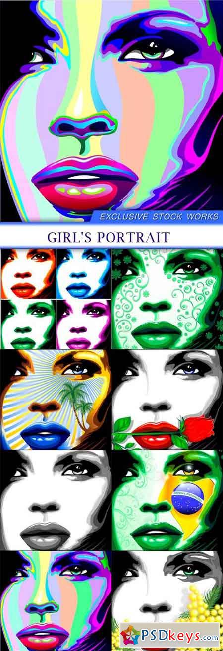 Girl's Portrait 8X EPS