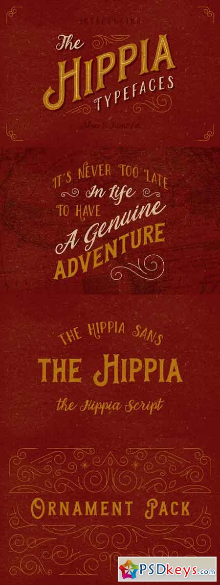 The Hippia Typefaces 733948