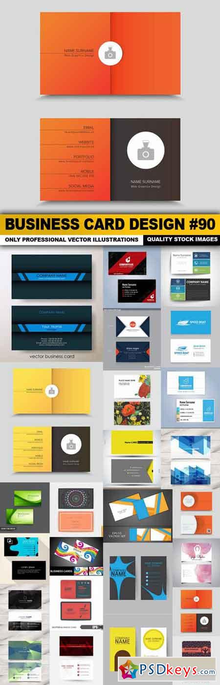 Business Card Design #90 - 25 Vector