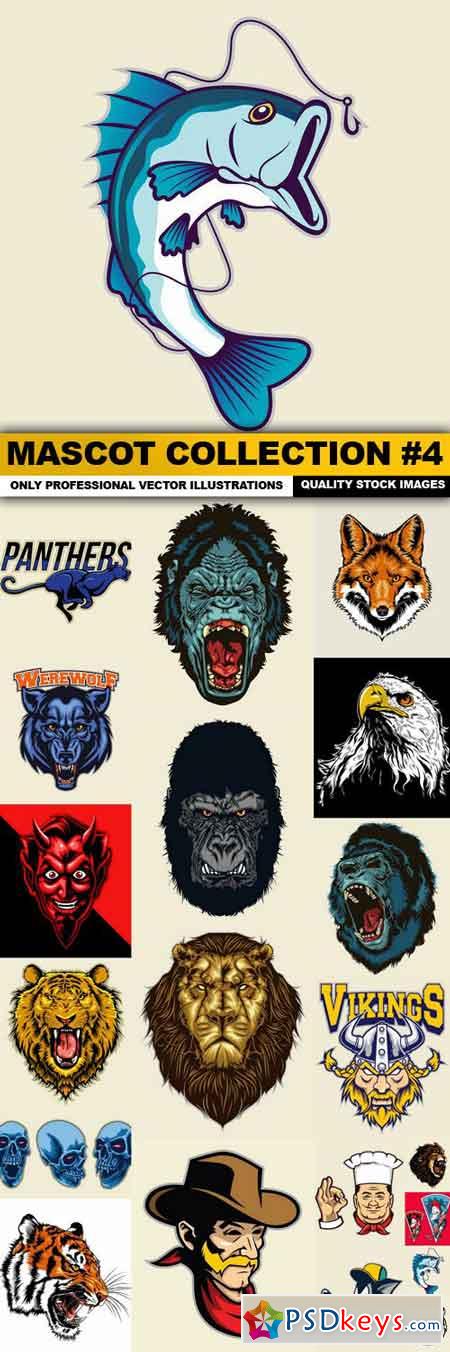 Mascot Collection #4 - 20 Vector