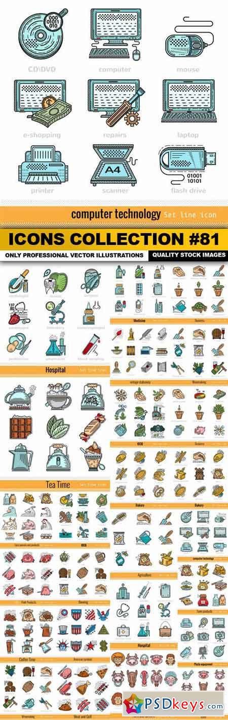 Icons Collection #81 - 25 Vector