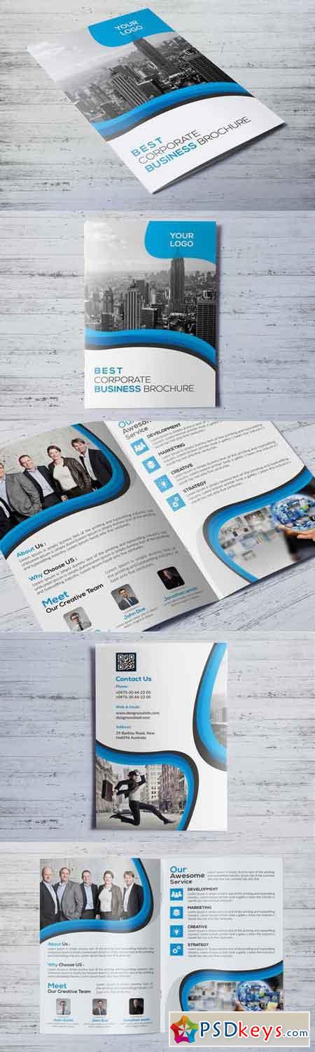Corporate Bifold Brochure 698554