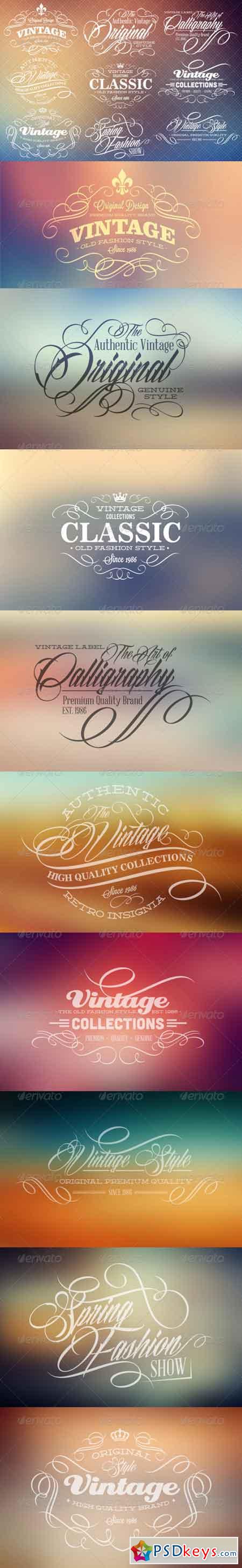 Calligraphy Labels 6584420