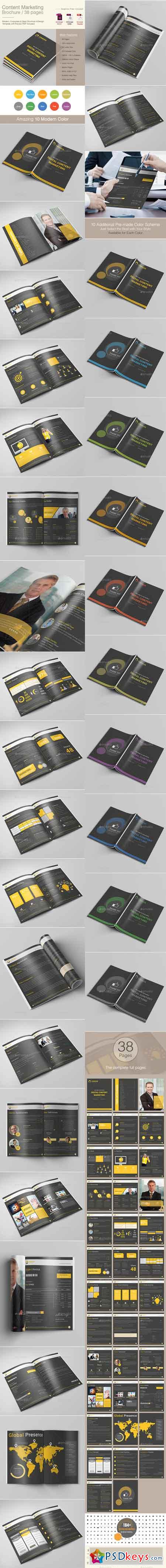 Dark Content Marketing Brochure 16249967