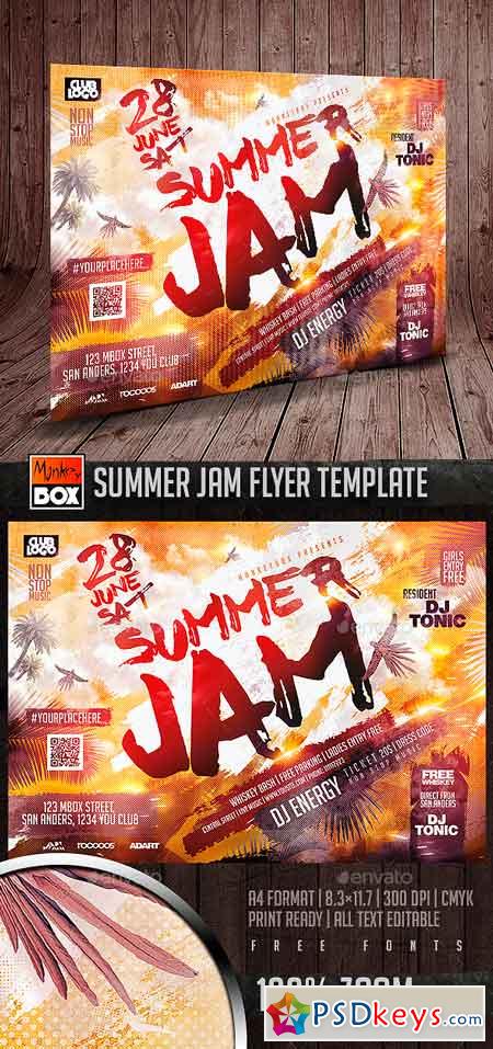 Summer Jam Flyer Template 16393649