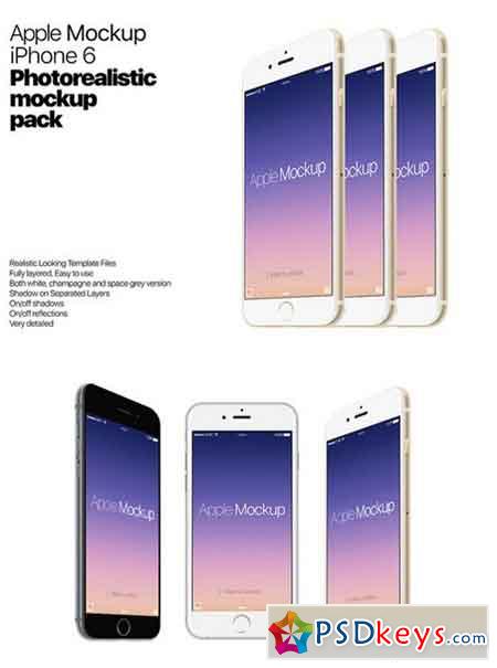 Apple iPhone 6 6s Mockups 745561