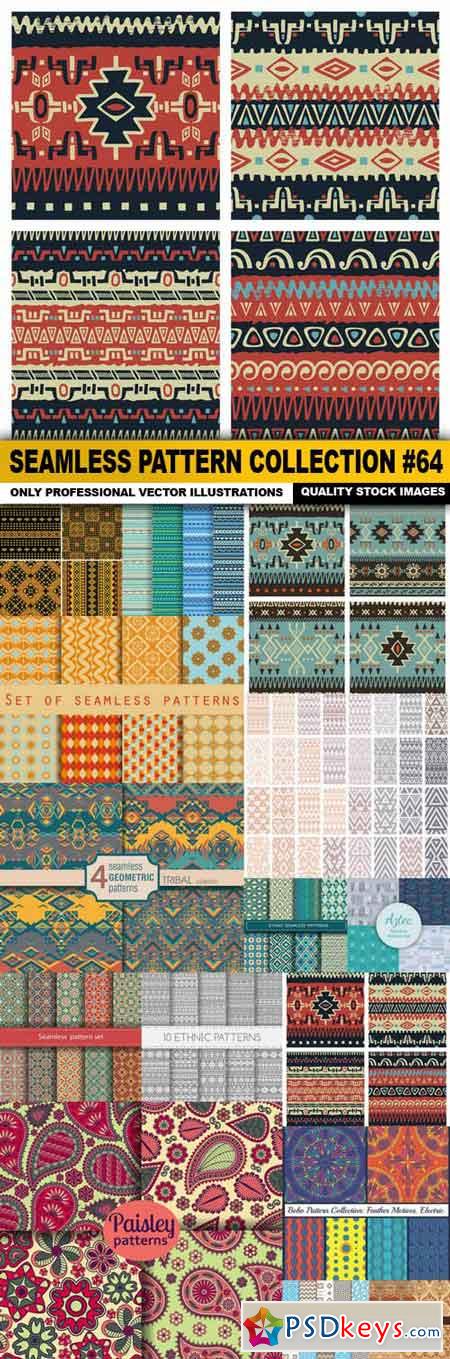Seamless Pattern Collection #64 - 15 Vector