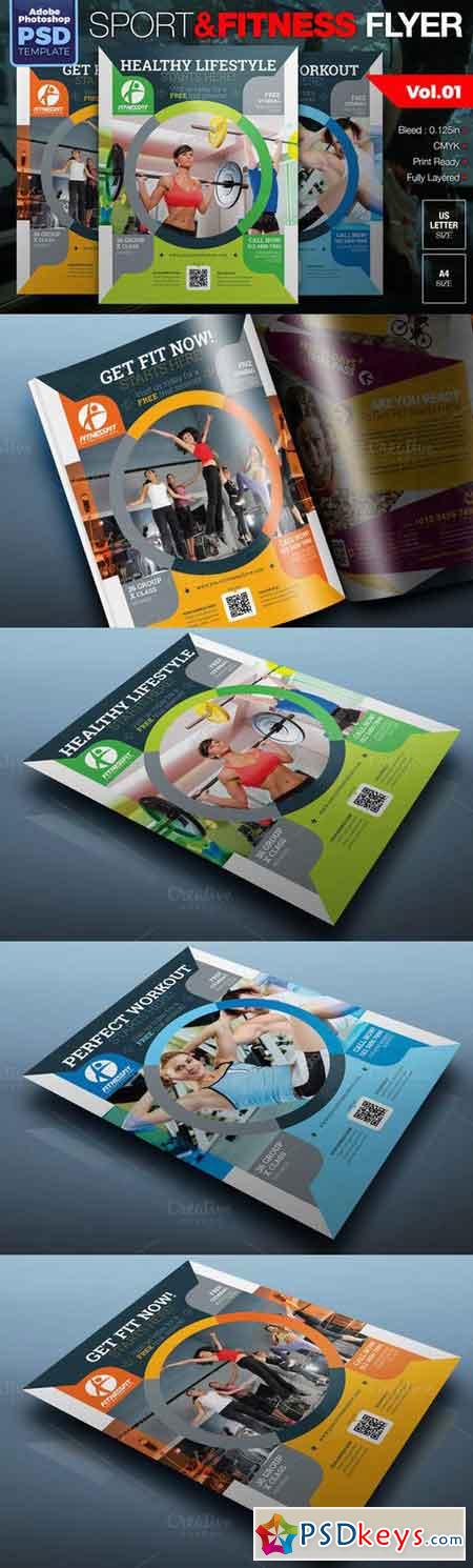 Sport & Fitness Flyer Vol.01 108767