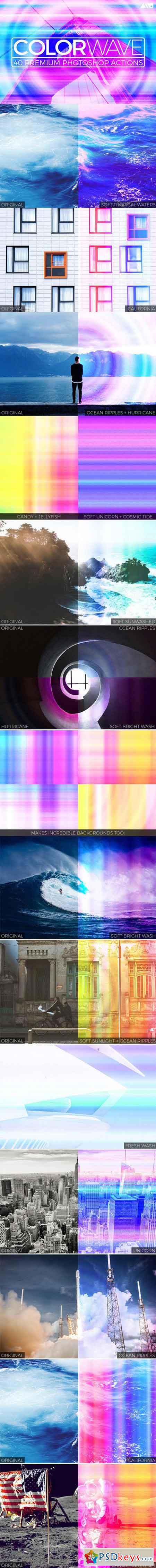 Colorwave Photoshop Action Set 669472