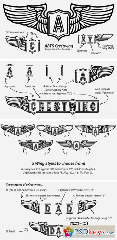 ABTS Crestwing Font