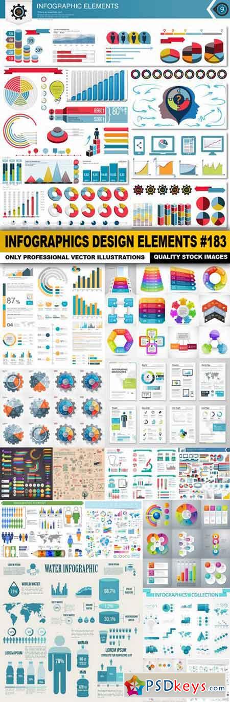 Infographics Design Elements #183 - 16 Vector