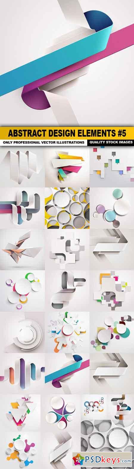 Abstract Design Elements #5 - 25 Vectors
