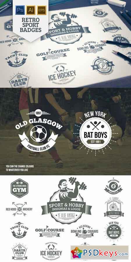 Vintage Sports Insignias 317424