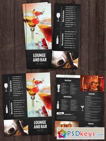 Bar and Lounge Drink Menu 57391