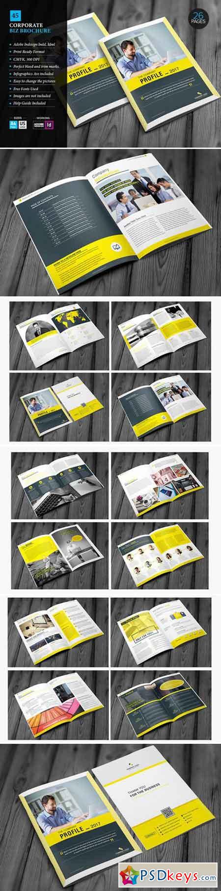 Corporate Brochure Template 45 754018