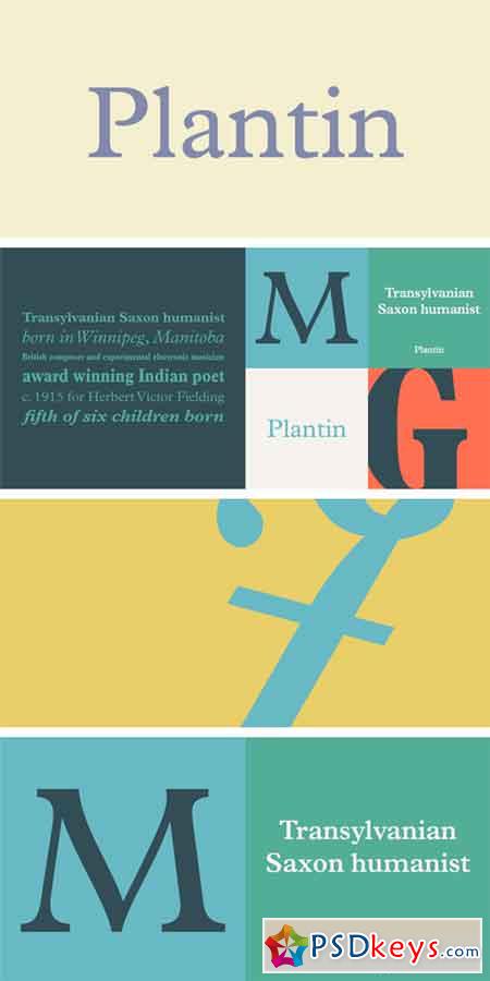 Plantin Font Family