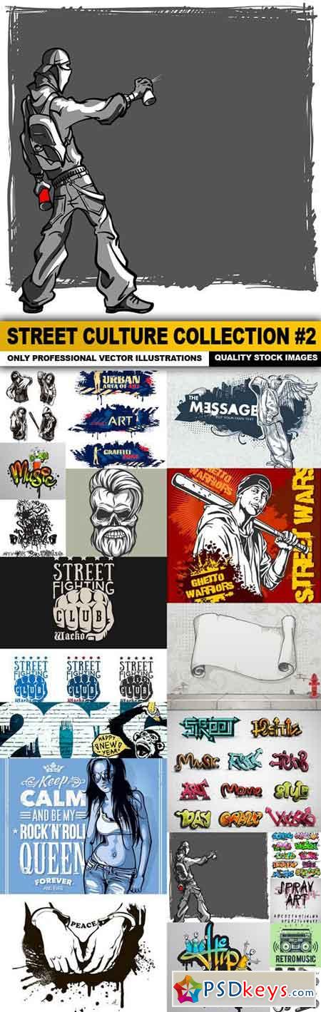 Street Culture Collection #2 - 20 Vector