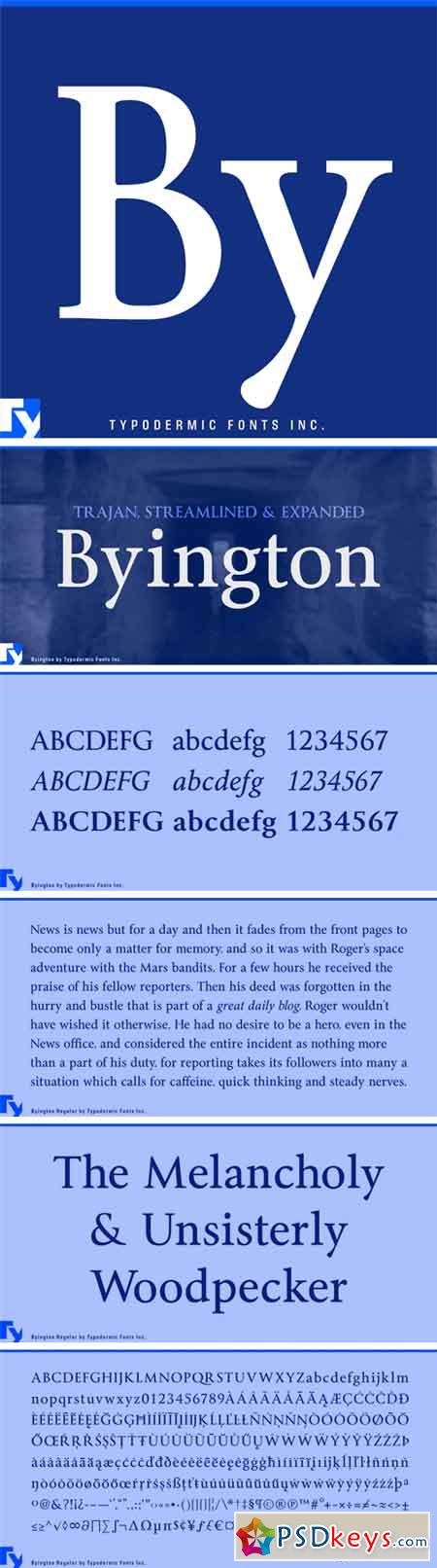Byington Font Family