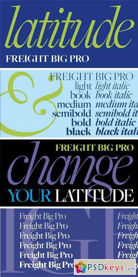 Freight Big Pro Font Family