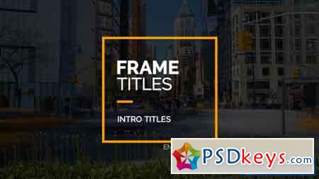 Frame Titles - After Effects Projects