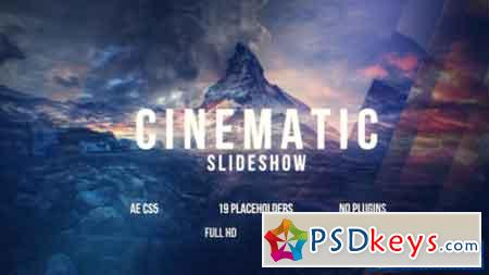 Cinematic Slideshow - After Effects Projects