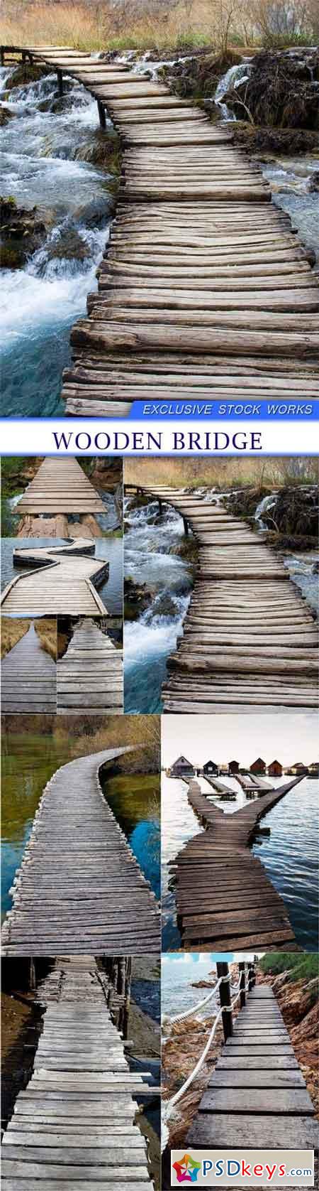 Wooden bridge 9X JPEG
