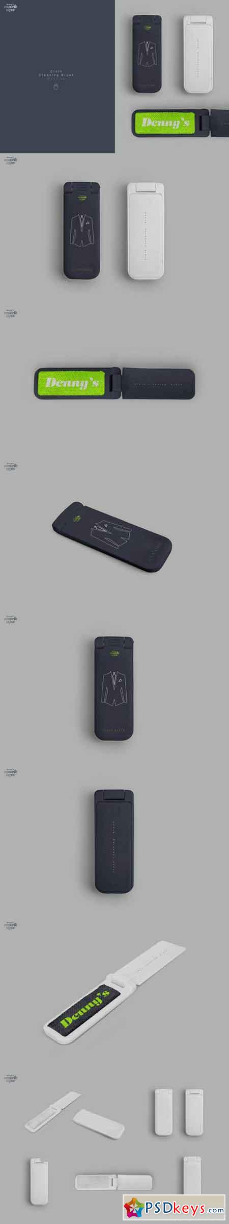Cloth Cleaning Brush Mockup 795032