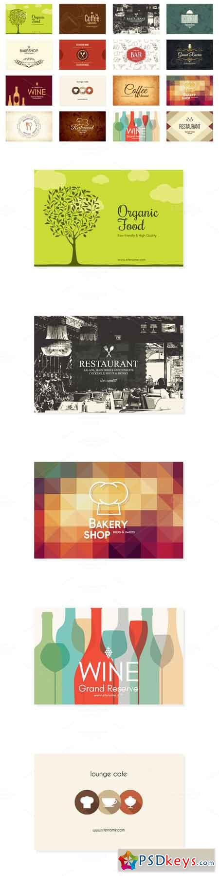 16 Restaurant Business Cards 695581