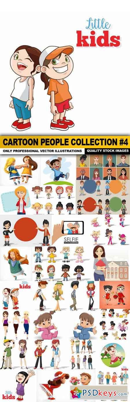 Cartoon People Collection #4 - 25 Vector