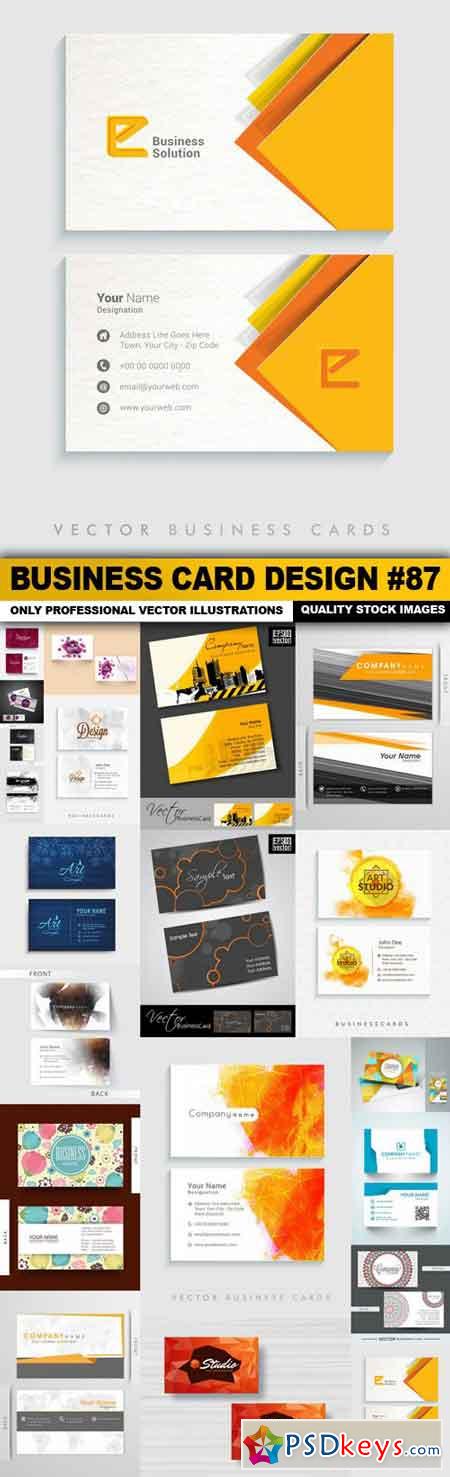 Business Card Design #87 - 20 Vector