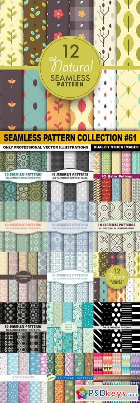 Seamless Pattern Collection #61 - 15 Vector
