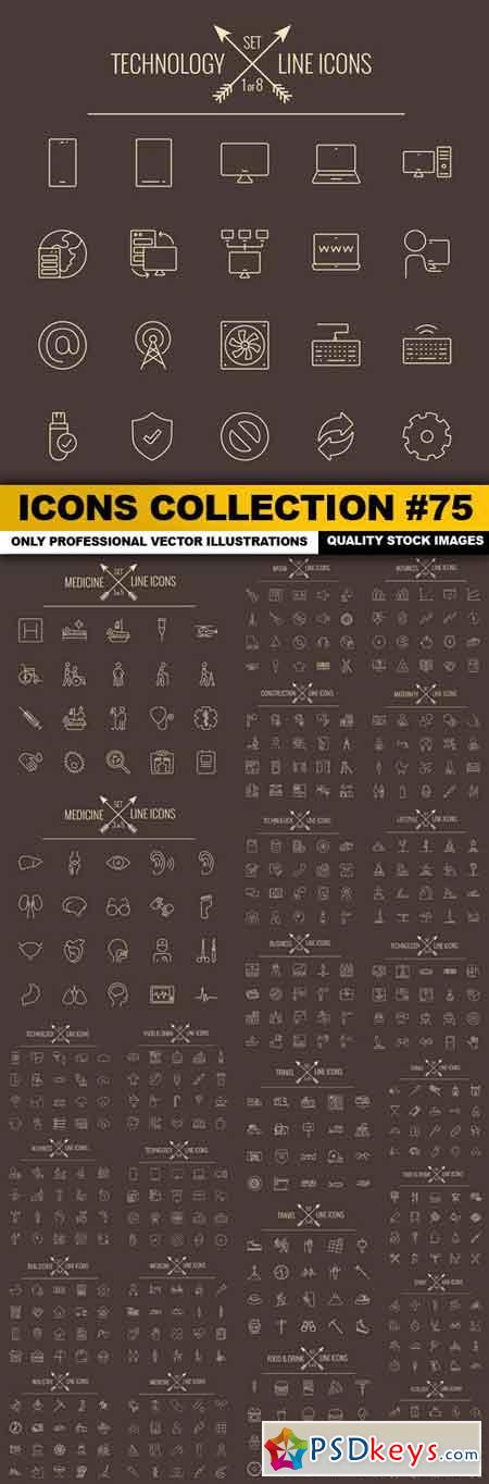 Icons Collection #75 - 25 Vector