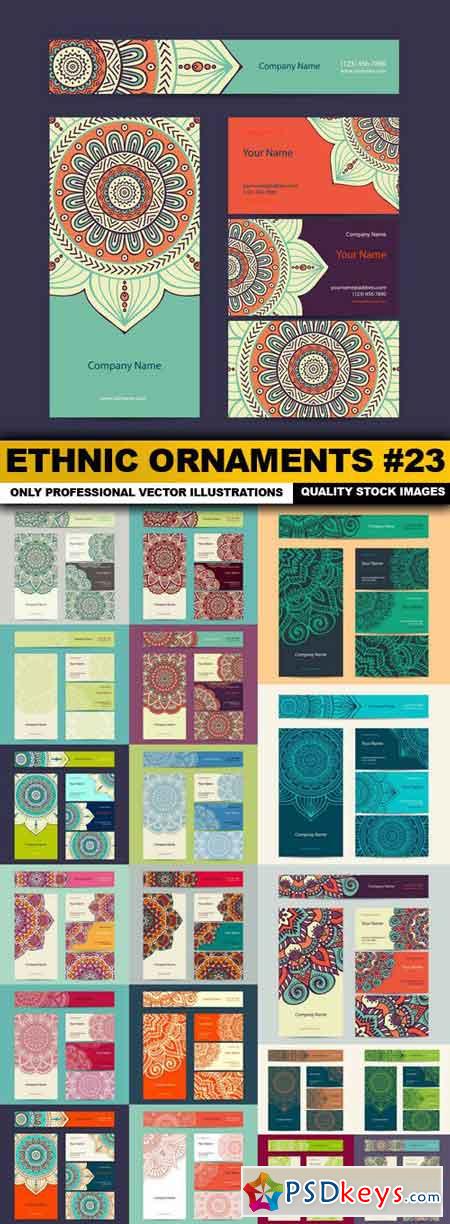 Ethnic Ornaments #23 - 20 Vector
