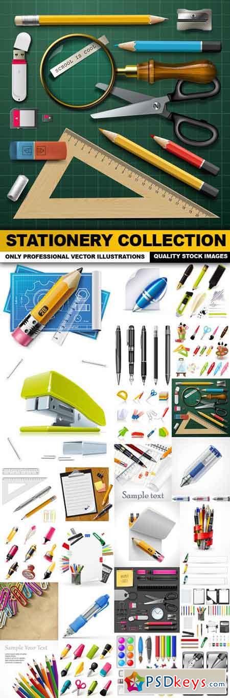 Stationery Collection - 25 Vector