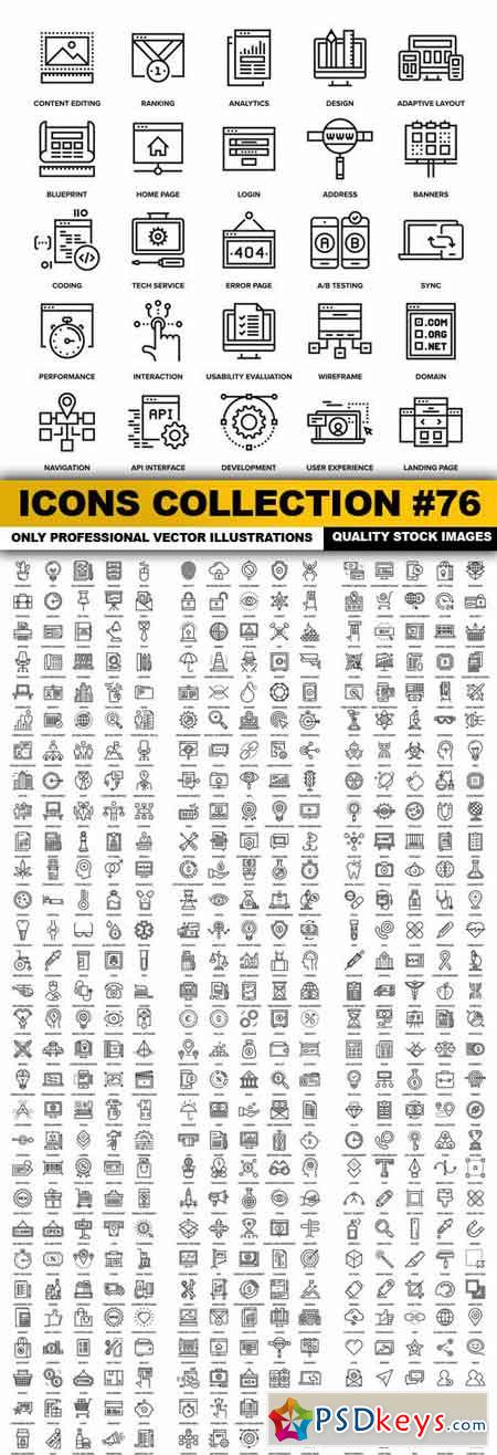 Icons Collection #76 - 18 Vector