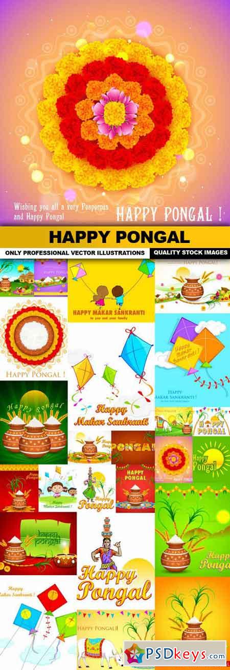 Happy Pongal - 25 Vector