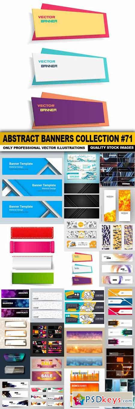 Abstract Banners Collection #71 - 25 Vectors